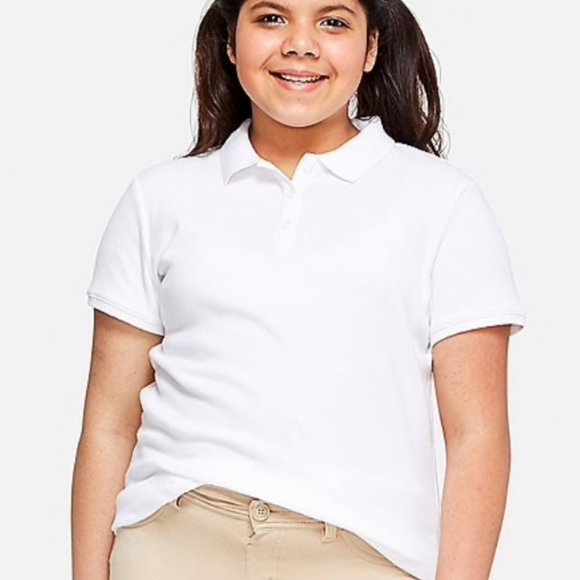 Justice Shirts & Tops Justice Girls Plus Size School Uniform Polo